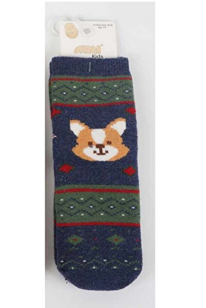 Katamino Yılbaşı Temalı Havlu Çorap