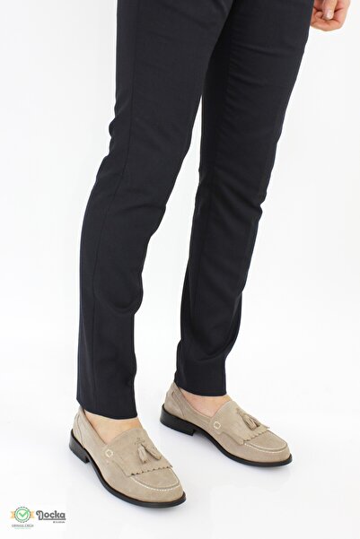 DOCKA Erkek Günlük Deri Neolit Taban Bej Süet Corcik Ayakkabı