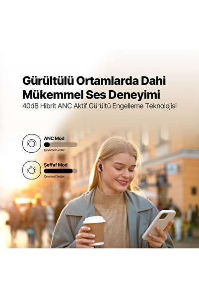 Ttec AirBeat Pro Max ANC Gerçek Kablosuz TWS Bluetooth Kulaklık