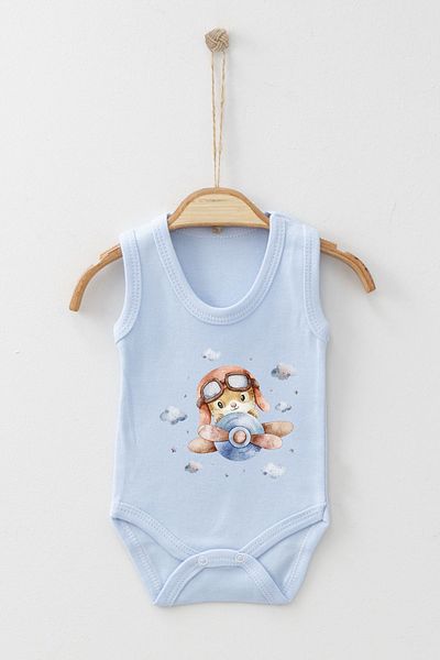 ADABEBEK Cute Pilot Teddy Bear Printed Strap Snap Body
