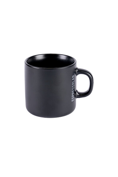 Espressolab 365 ml Black Ceramic Mug No:56