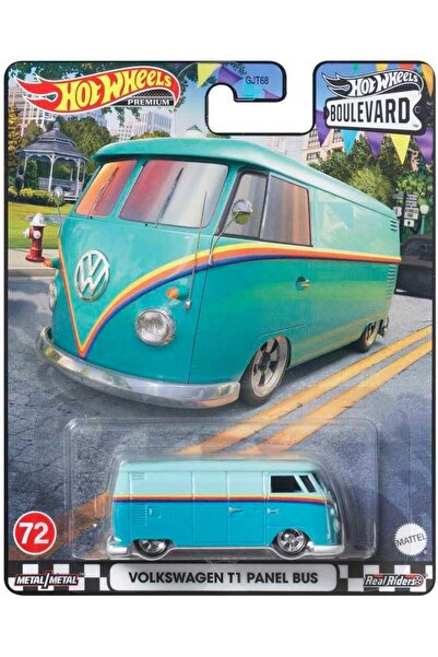 HOT WHEELS Boulevard Premium Volkswagen T1 Panel Bus Model Araba