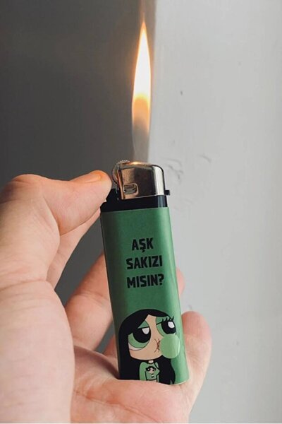 HobiShop Buttercup ''Aşk Sakızı'' Full Kaplamalı Gazlı Hediyelik Çakmak