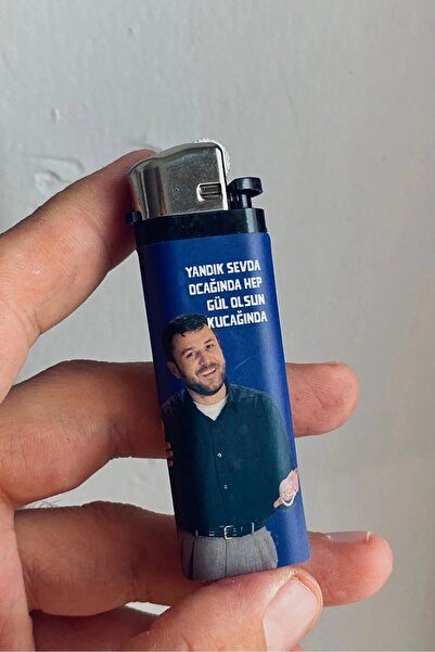 HobiShop Azer Bülbül ''Yandık Sevda'' Full Kaplamalı Gazlı Hediyelik Çakmak