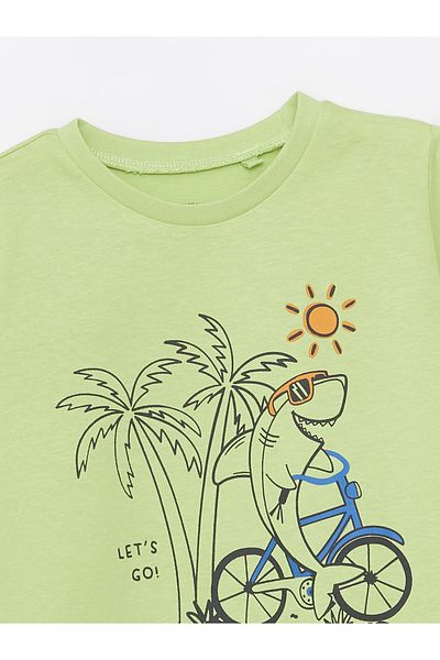 LC Waikiki Baby Boy - Crew Neck and Printed T-Shirt