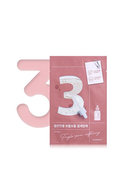 Numbuzin No.3 Tingle-Pore Softening Sheet Mask 27ml (1 ADET) - Cildi Dengeley...