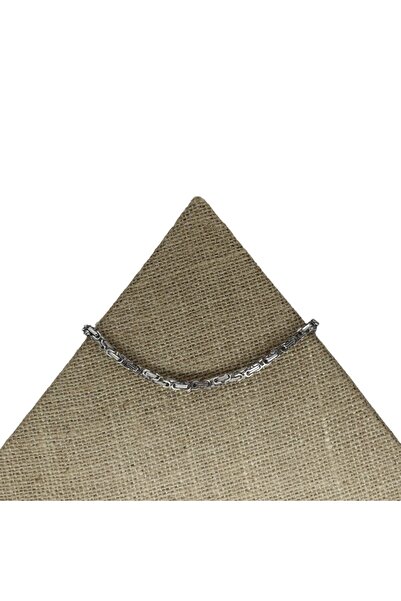 Hedea Men's Steel Silver Color King Chain 60 cm