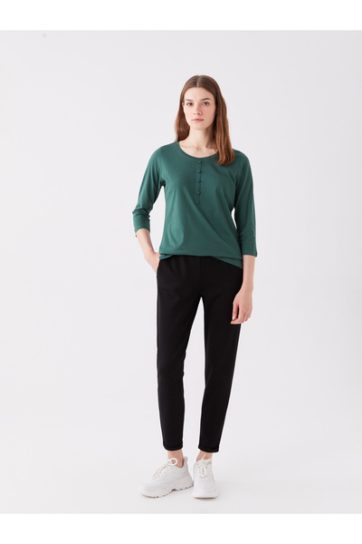 LC Waikiki Γυναικεία ίσια μπλούζα με λαιμόκοψη