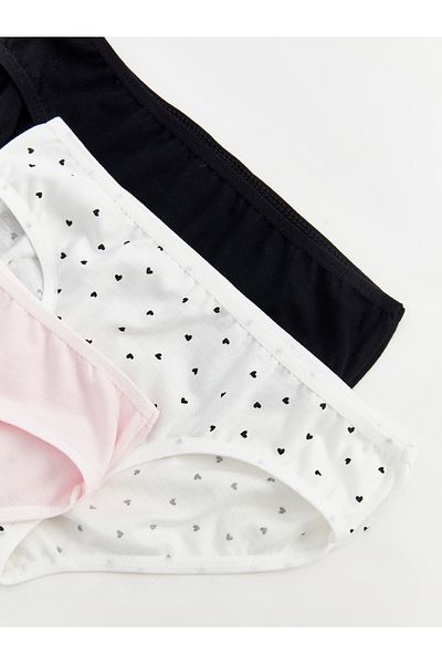 LC Waikiki Cotton Girl's Panties 3-Piece