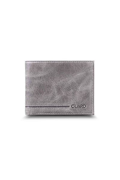 GUARD Antique Gray Classic Leather Men's Wallet - Grd2403xw22185