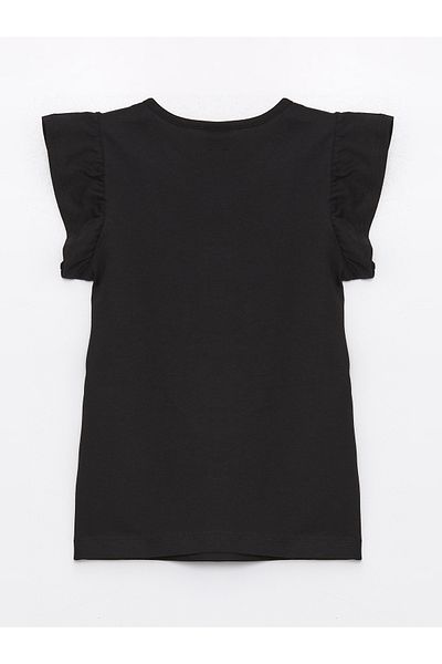 LC Waikiki Girl - Crew Neck Printed Short Sleeve T-Shirt