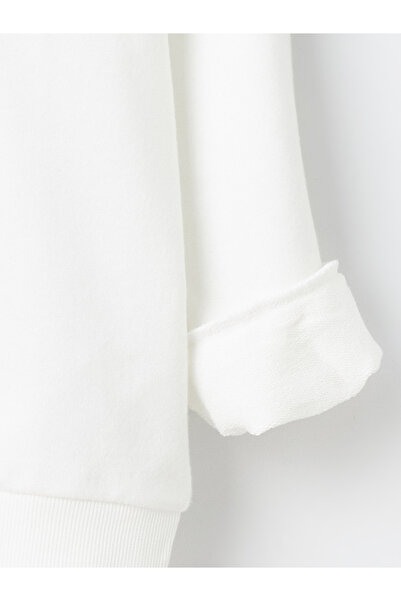 LC Waikiki Crew Neck – dívčí mikina s dlouhým rukávem s potiskem