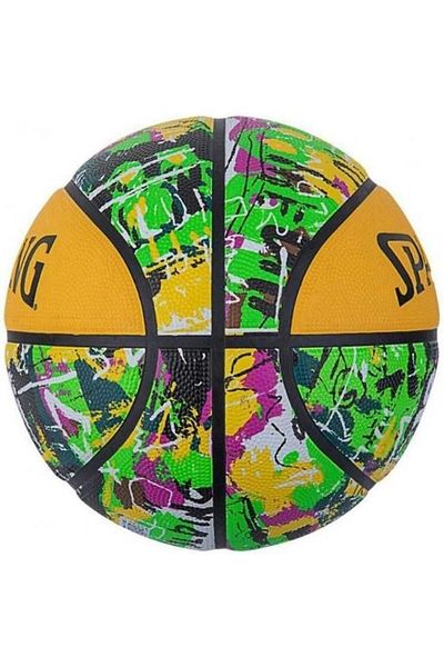 SPALDING Πράσινο κίτρινο γκράφιτι Sz7 2021 Μπάλα μπάσκετ 84374z