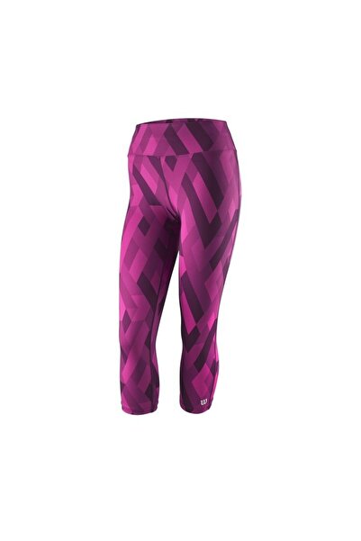 Wilson Printed Mor Kadın Tenis Taytı Wra761703