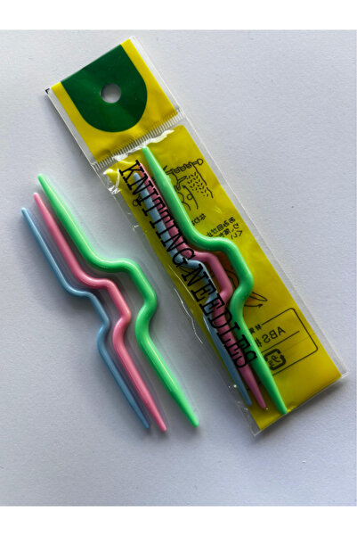 devhome أسياخ بلاستيكية ملتوية لتضفير الشعر - 3 قطع