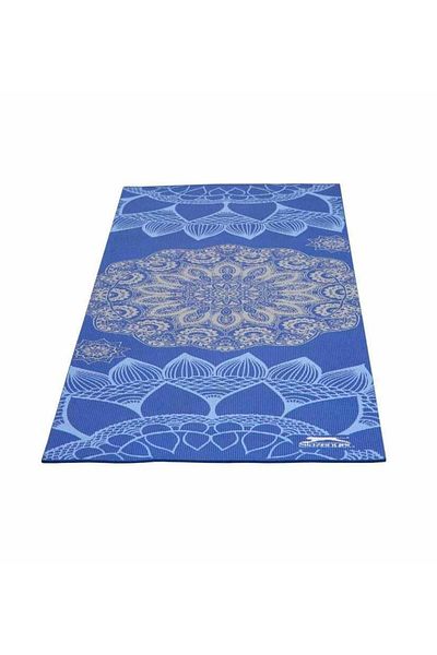 Slazenger سجادة يوجا زرقاء مقاس 6 مم