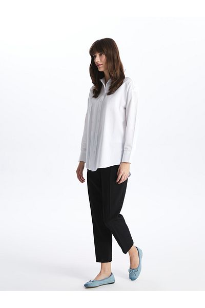 LC Waikiki Comfortable Fit Women's Trousers with Elastic Waist