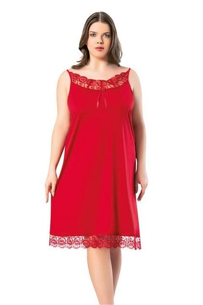 KOTA Plus Size Lace Rope 6212 Model Rope Strap Nightgown
