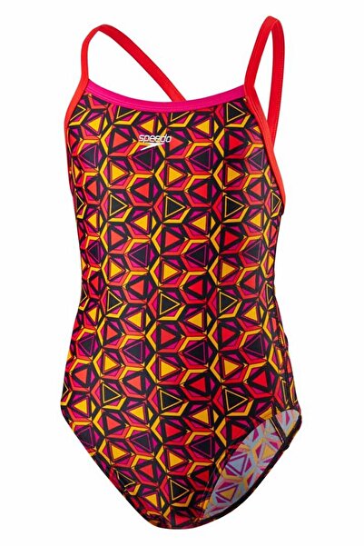 SPEEDO 8-10839B - Pattern Pop Xback Swimming Trunks for Girls