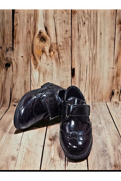 patik ayakkabı Patent Leather Boy's Shoes
