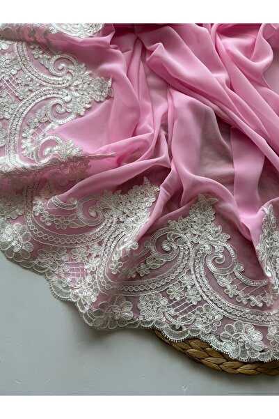 PİLEKİ BABY French Guipure Lace Mevlüt Shawl Mevlüt Head Scarf Special Day Ch...