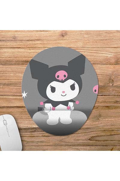 Pixxa Kuromi Mouse Pad with Wrist Support - 1 Oval Model