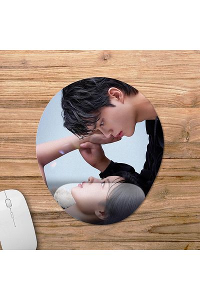 Pixxa موديل My Mousepad مع كاحل Demon - 3 بيضاوي