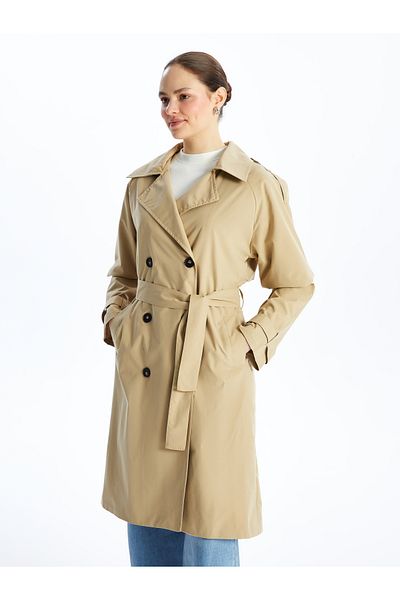 LC Waikiki Oversize dámský trenčkot - rovný límeček