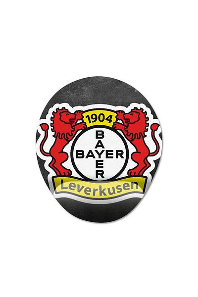 Pixxa نموذج لوحة الماوس Bayer Leverkusen 4 البيضاوية مع دعم المعصم