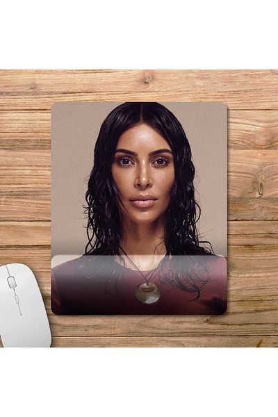Pixxa نموذج لوحة الماوس كيم كارداشيان مع دعم المعصم - 2