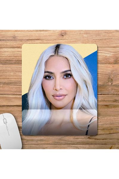 Pixxa موديل لوحة ماوس كيم كارداشيان مع مسند للمعصم - 3