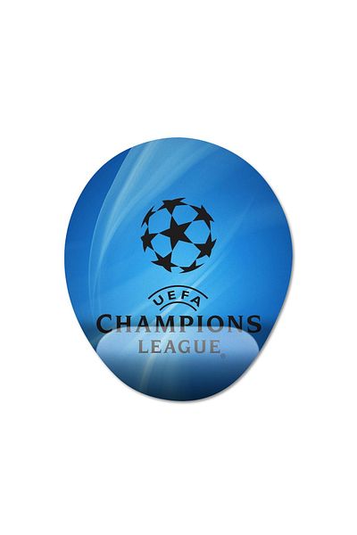 Pixxa لوحة ماوس لدعم المعصم من Champions League - موديل 4 بيضاوي