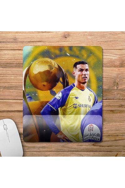 Pixxa كريستيانو رونالدو - موديل لوحة ماوس مع مسند للمعصم من Al Nassr FC - 3