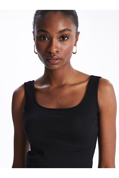 LC Waikiki Damski podkoszulek bez rękawów z dekoltem w kształcie litery U