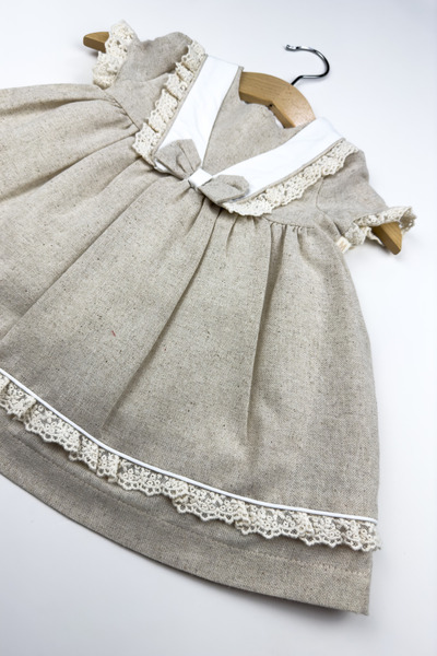 Globaby Lace Ribbon Girl Dress