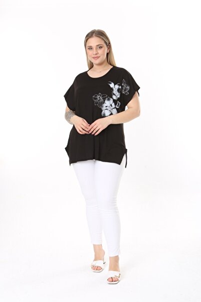 tıgersıze نموذج كبير الحجم بنمط الأزهار