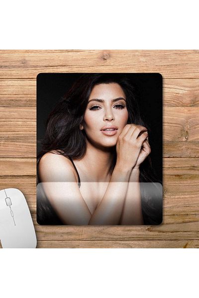 Pixxa موديل لوحة ماوس كيم كارداشيان مع مسند للمعصم - 1