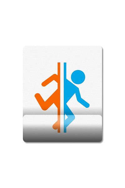 Pixxa لوحة ماوس للكاحل من Portal 2 - موديل 4