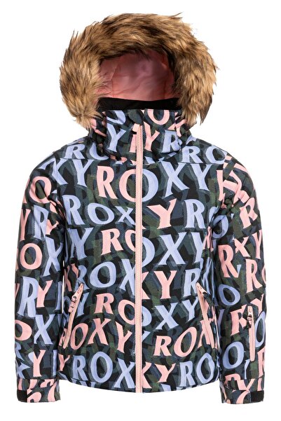 Roxy Jet Ski Se J03142- Çocuk Snowboard Su Geçirmez Kayak Montu