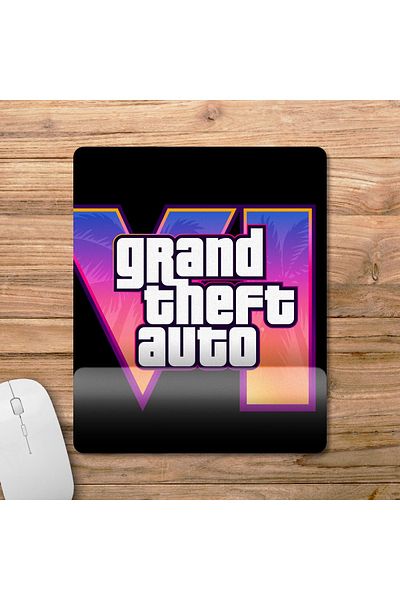 Pixxa موديل لوحة ماوس Grand Theft Auto 6 بمساعدة المعصم - 2