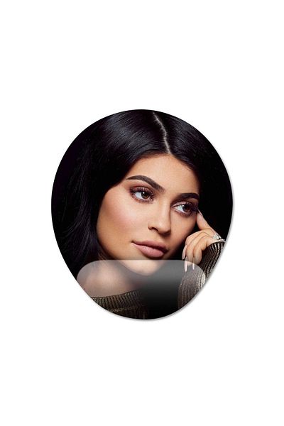 Pixxa موديل لوحة ماوس كايلي جينر - مع مسند للمعصم، 2 بيضاوي
