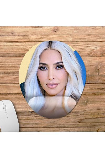 Pixxa مجموعة لوحة ماوس كيم كارداشيان مكونة من 3 قطع مع مسند للمعصم