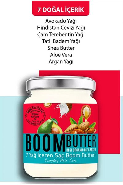 PROCSIN BOOM BUTTER Nourishing and Moisturizing Hair Care Oil with 7 Oils 190 ml