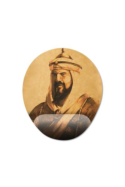 Pixxa لوحة ماوس Selahaddin Eyyubi - مع دعم للمعصم، موديل بيضاوي واحد