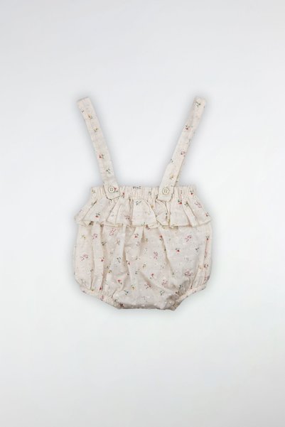 Globaby Floral Patterned 2-Piece Girl's Set with Slippers