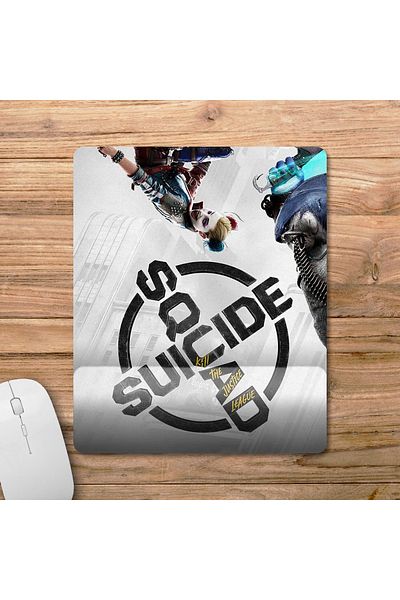 Pixxa Suicide Squad: فستان Justice League مع لوحة ماوس داعمة للمعصم - 2