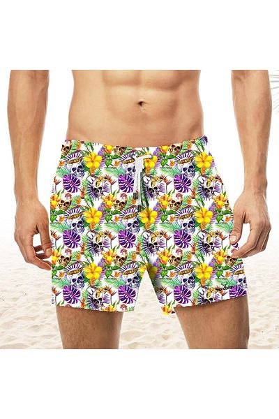 Nordbron Nbs039c - Bone Purple Men's Swim Shorts
