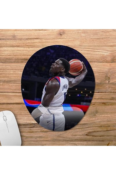Pixxa أنتوني إدواردز NBA - 3 نموذج لوحة ماوس بيضاوية لمسند المعصم