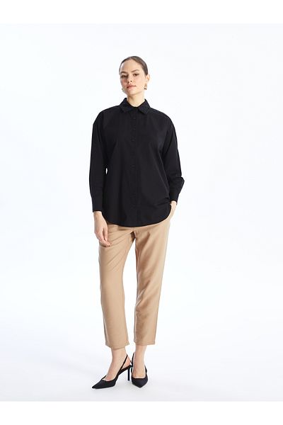 LC Waikiki Comfortable Molded Women's Trousers with Elastic Waist
