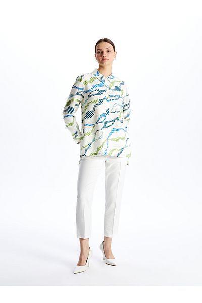 LC Waikiki Comfortable Molded Women's Trousers with Elastic Waist